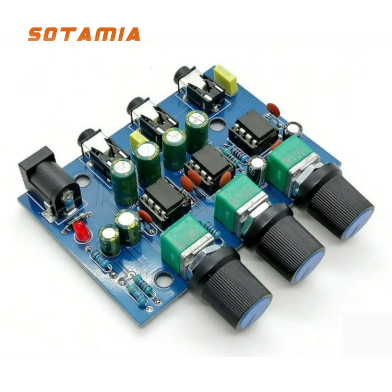 Audio Music Mixer - SOTAMIA เครื่องผสมเสียงสองช่องสัญญาณ, หนึ่งเข้า, สองออก, หนึ่งอินพุต, สองเอาต์พุต,