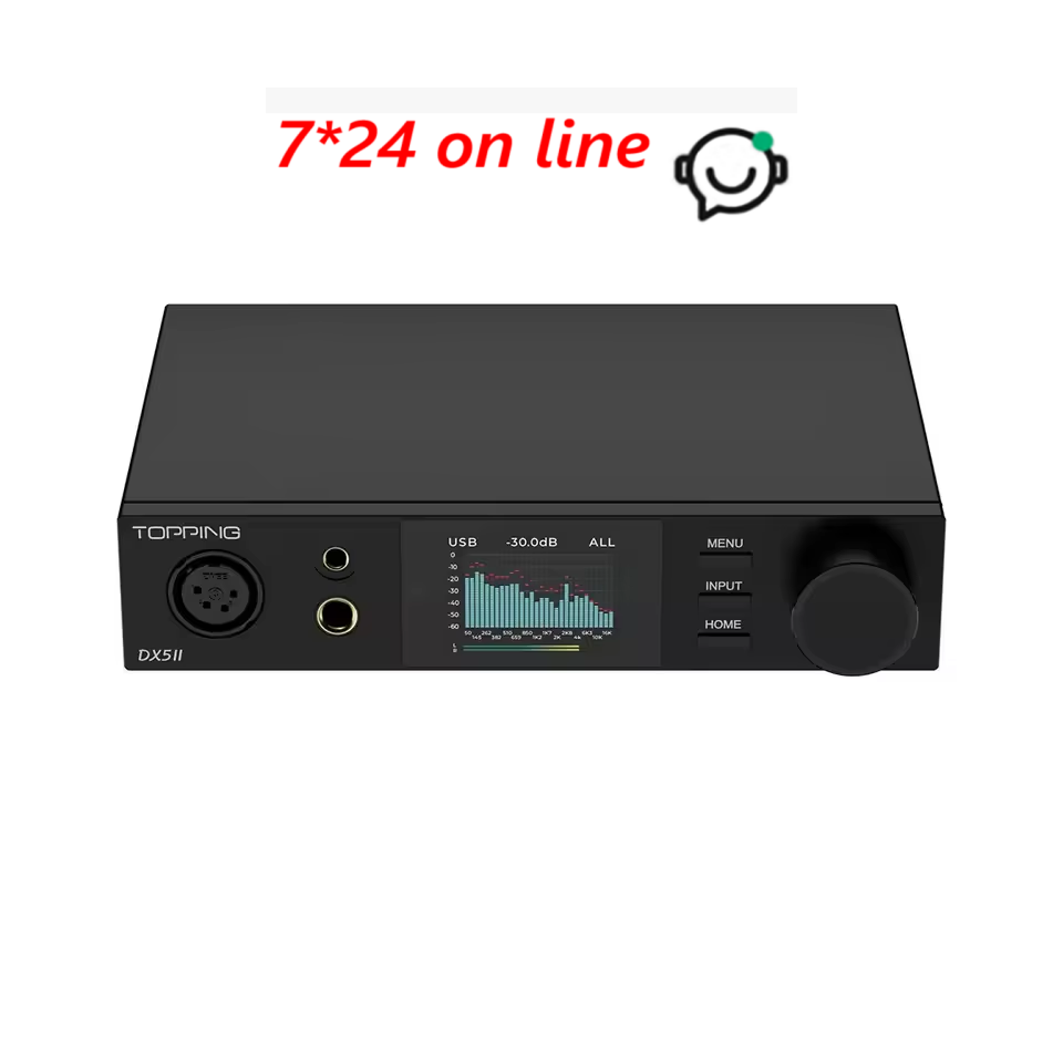 Headphone Amplifier Dac - TOPPING DX5 II ชุด DAC และแอมป์หูฟังแบบสมดุลเต็มรูปแบบ