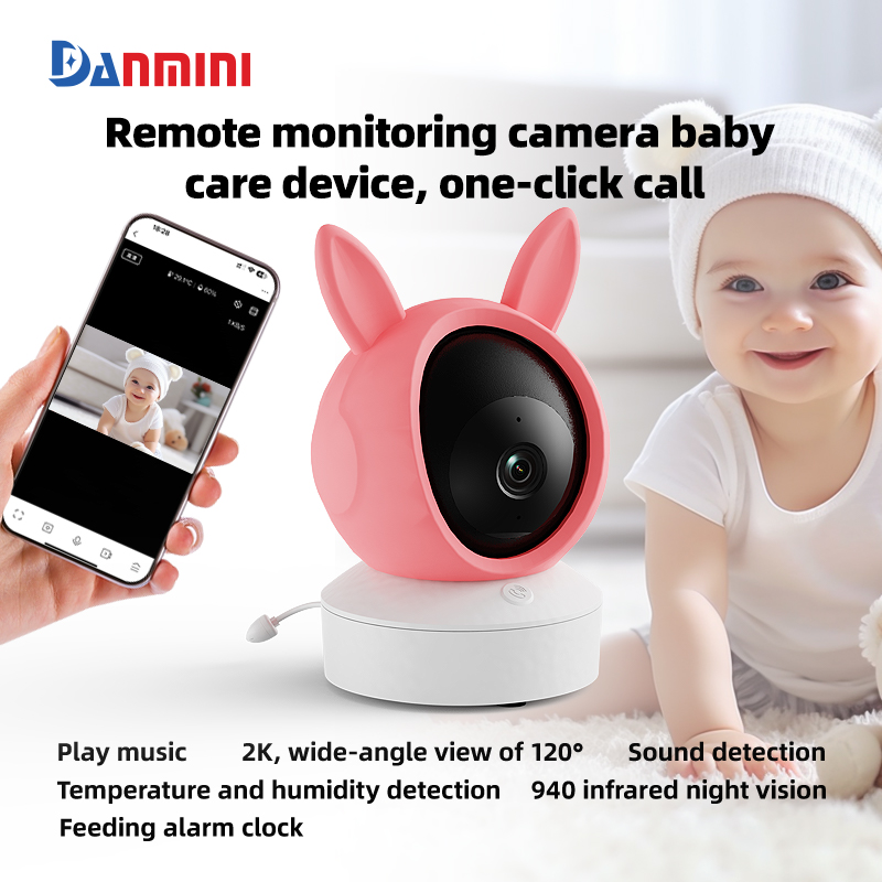 Audio Music Video - กล้องดูเด็กดิจิตอล Danmini 1080P ควบคุมผ่านแอป Tuya รองรับการสื่อสารสองทาง