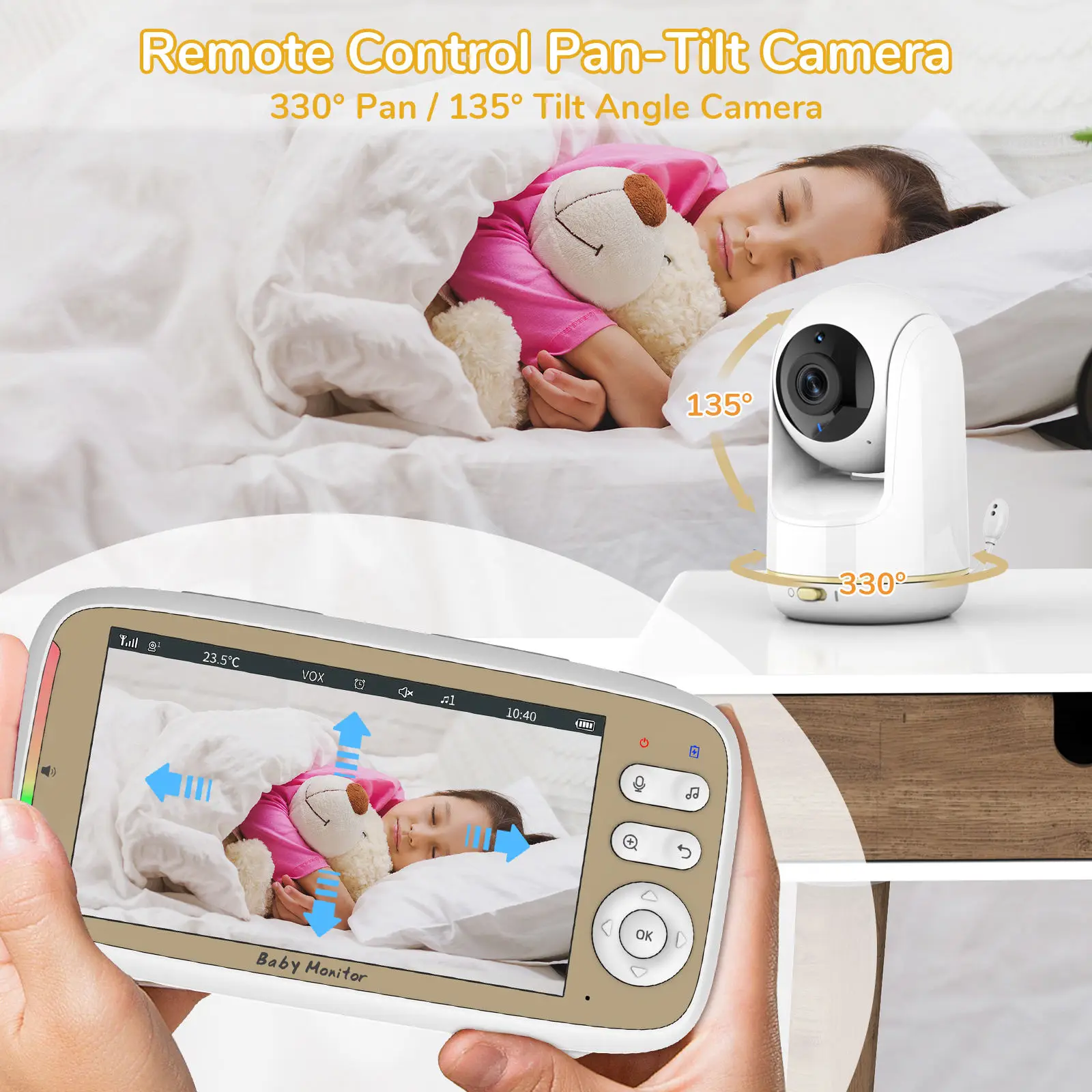 VB803 PRO Baby Monitor 2pcs Zo - Audio Music Video บทวิจารณ์และราคา