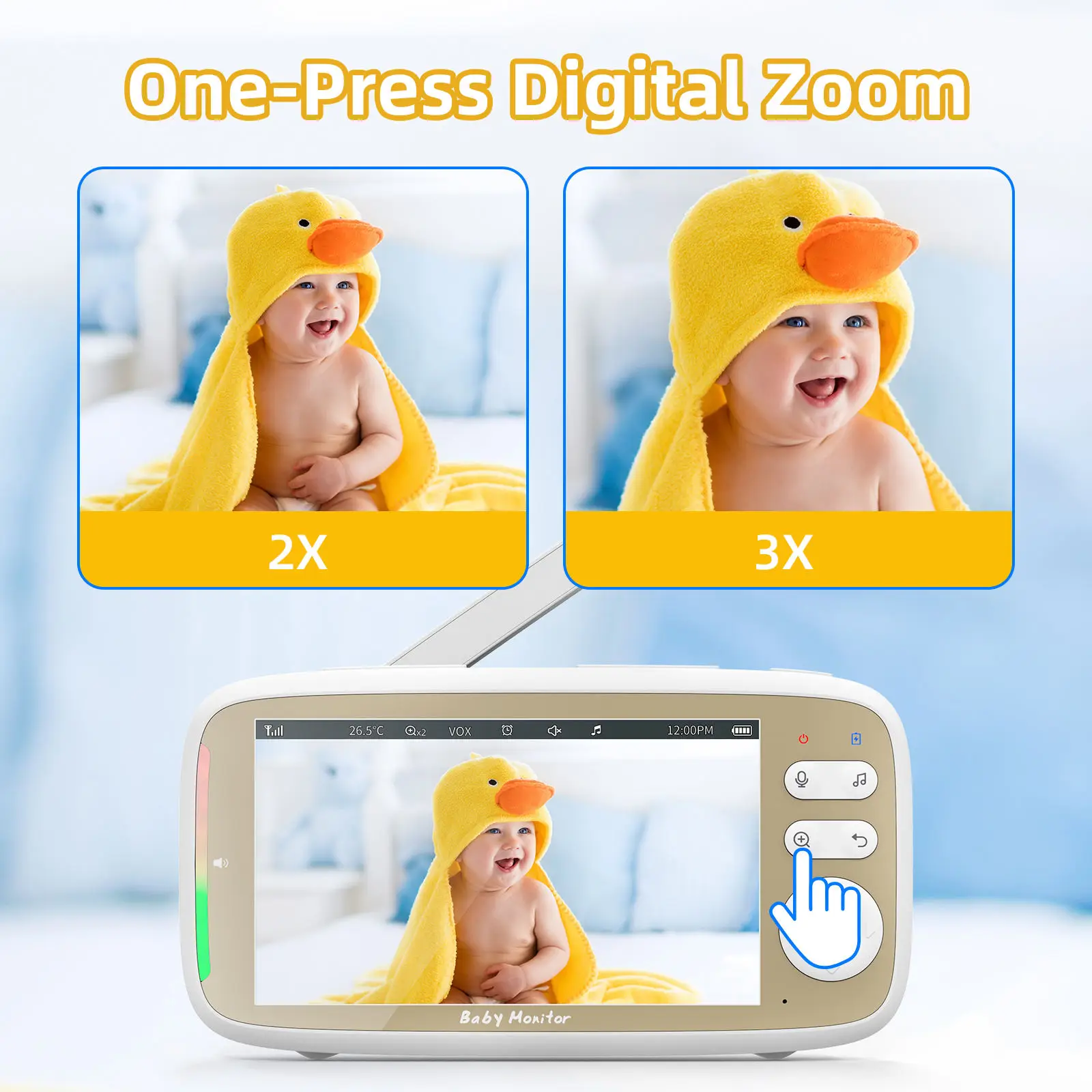 VB803 PRO Baby Monitor 2pcs Zo - Audio Music Video บทวิจารณ์และราคา