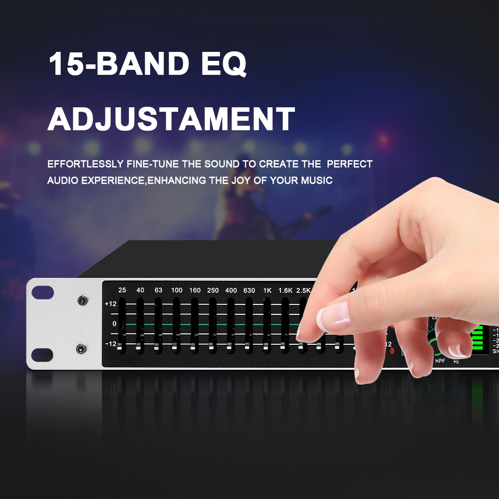 อีควอไลเซอร์กราฟิกแบบ 15 แบนด์ - Audio Music Mixer บทวิจารณ์และราคา