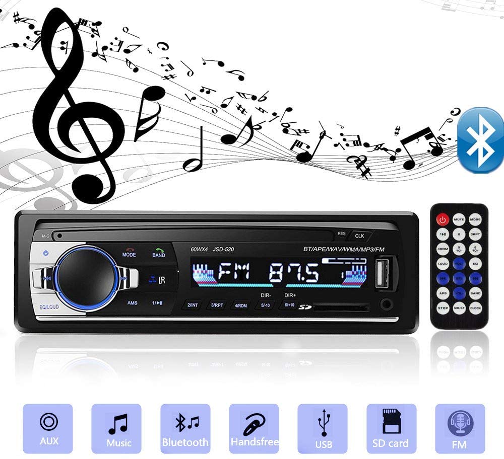 เครื่องเล่น MP3 JSD-520บลูทูธส - Audio Music Recorder บทวิจารณ์และราคา