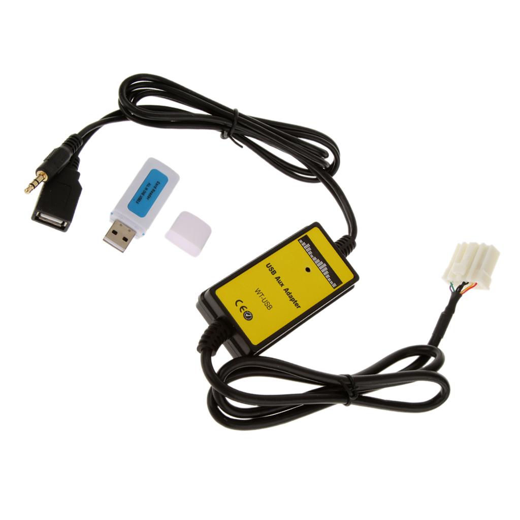 อะแดปเตอร์เสริมในรถยนต์ ช่องใส - Audio Music Changer บทวิจารณ์และราคา