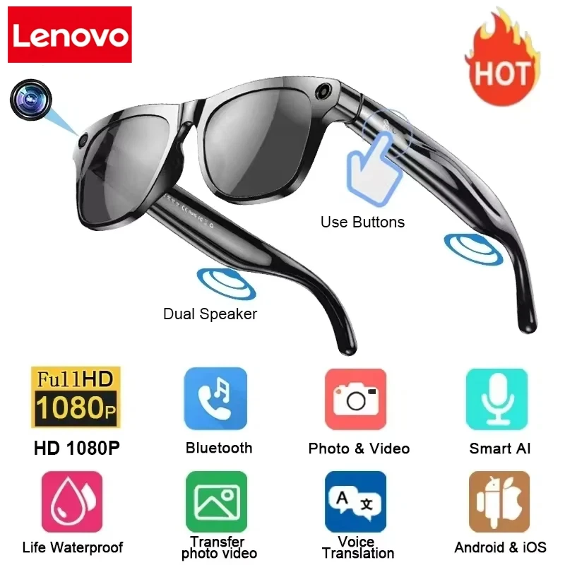 แว่นตาอัจฉริยะ Lenovo 8K AI พร - Audio Music Video บทวิจารณ์และราคา