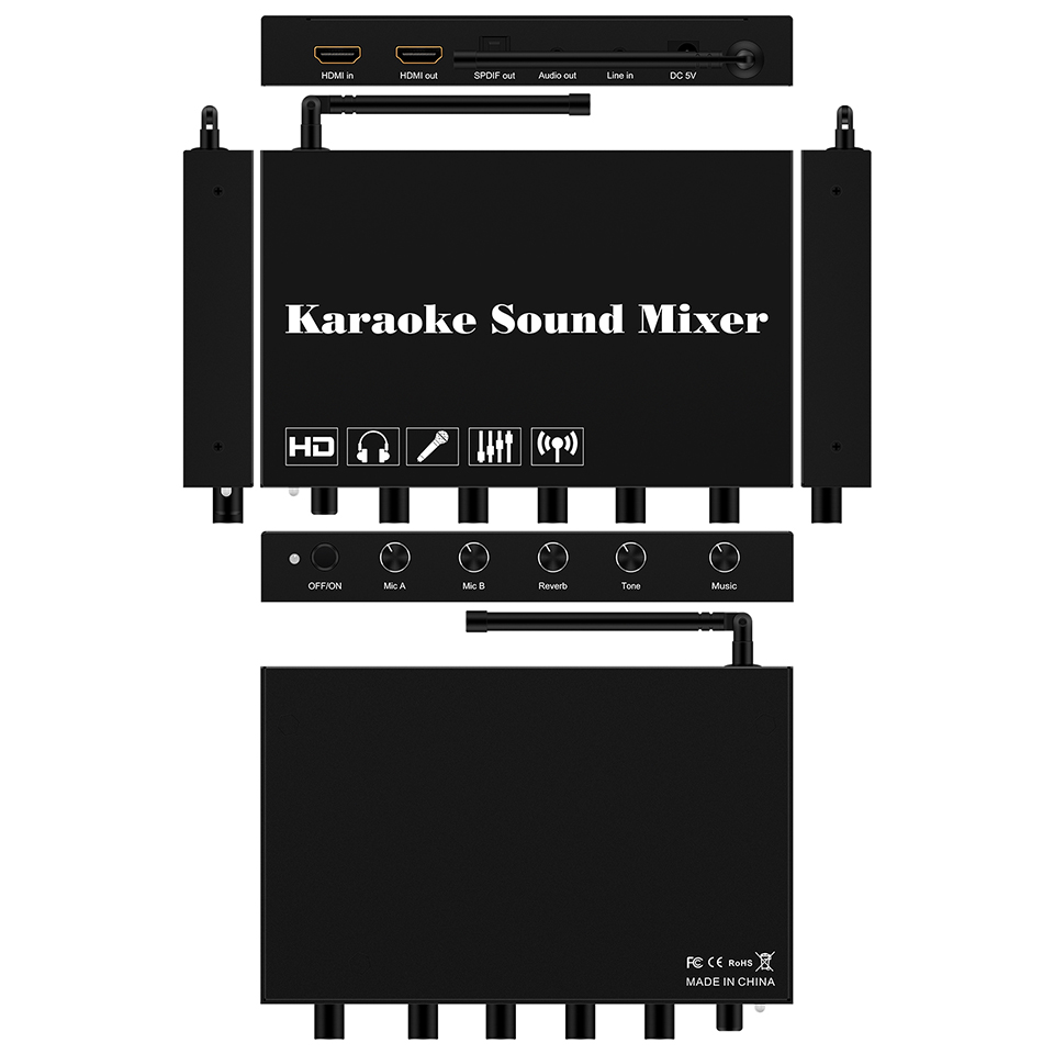 เครื่องผสมเสียง Audio mixerdj  - Audio Music Mixer บทวิจารณ์และราคา