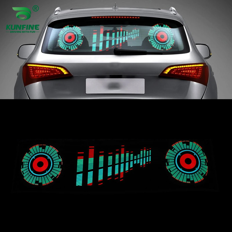 กระจกรถยนต์ LED เสียงเปิดใช้งา - Audio Music Mixer บทวิจารณ์และราคา