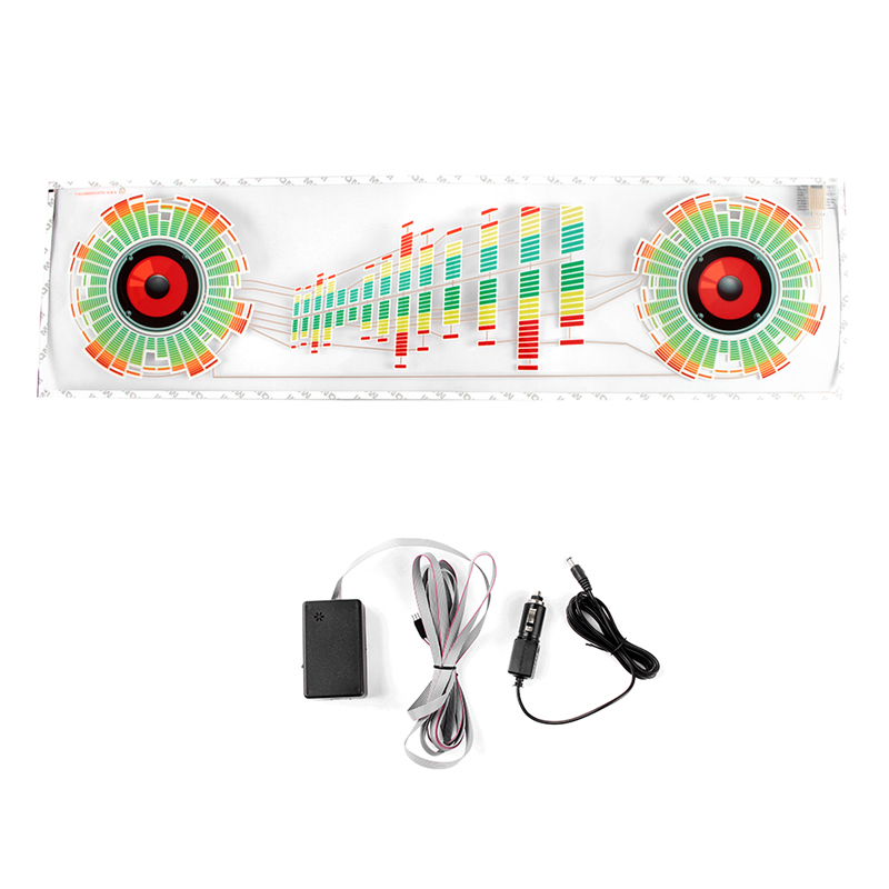 กระจกรถยนต์ LED เสียงเปิดใช้งา - Audio Music Mixer บทวิจารณ์และราคา