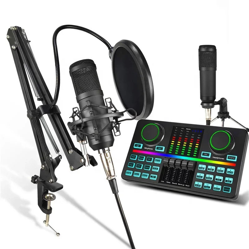 ไมโครโฟนพร้อมการ์ดเสียงภายนอกส - Audio Music Changer บทวิจารณ์และราคา