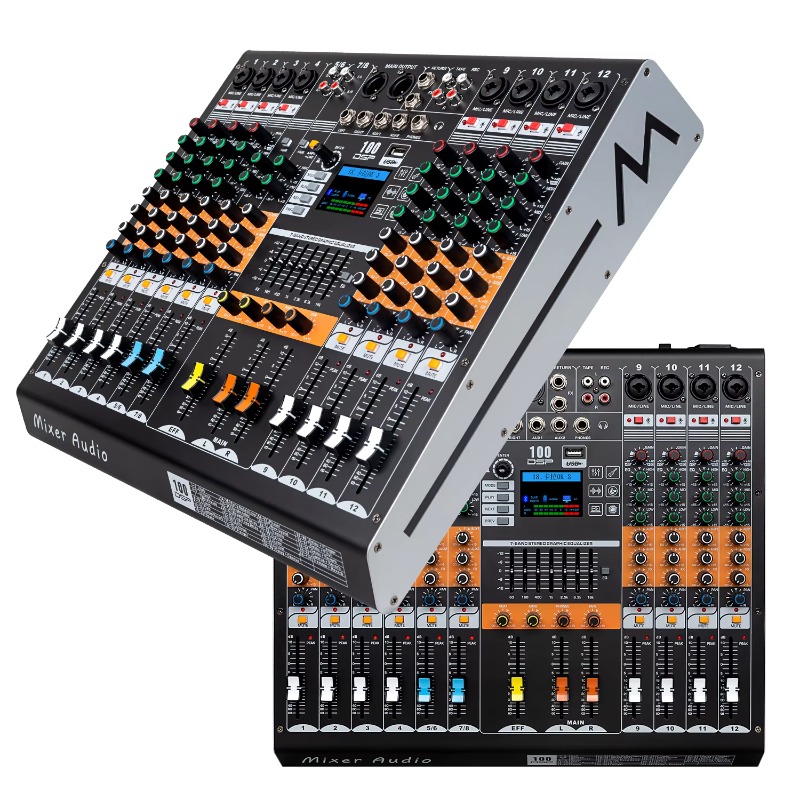 GAX-HLM80 เครื่องผสมเสียงสีเขี - Audio Music Mixer บทวิจารณ์และราคา