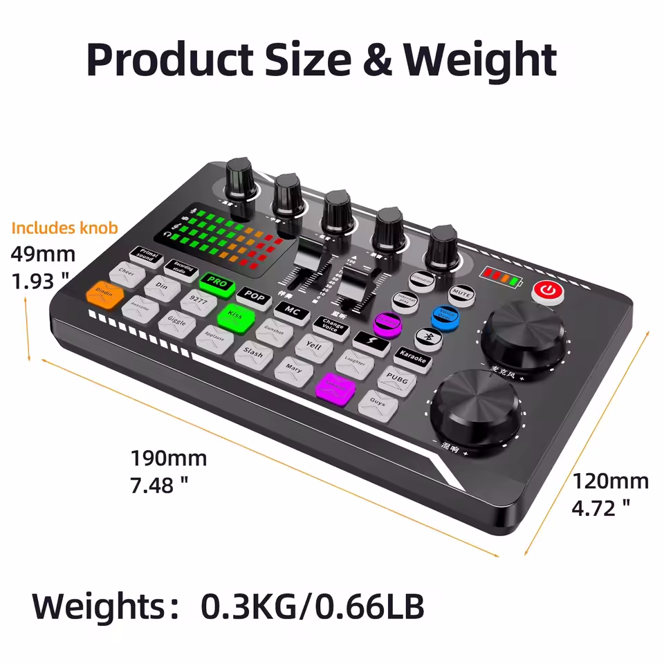 ไมโครโฟนมืออาชีพ บลูทูธ ซาวด์ม - Audio Music Changer บทวิจารณ์และราคา